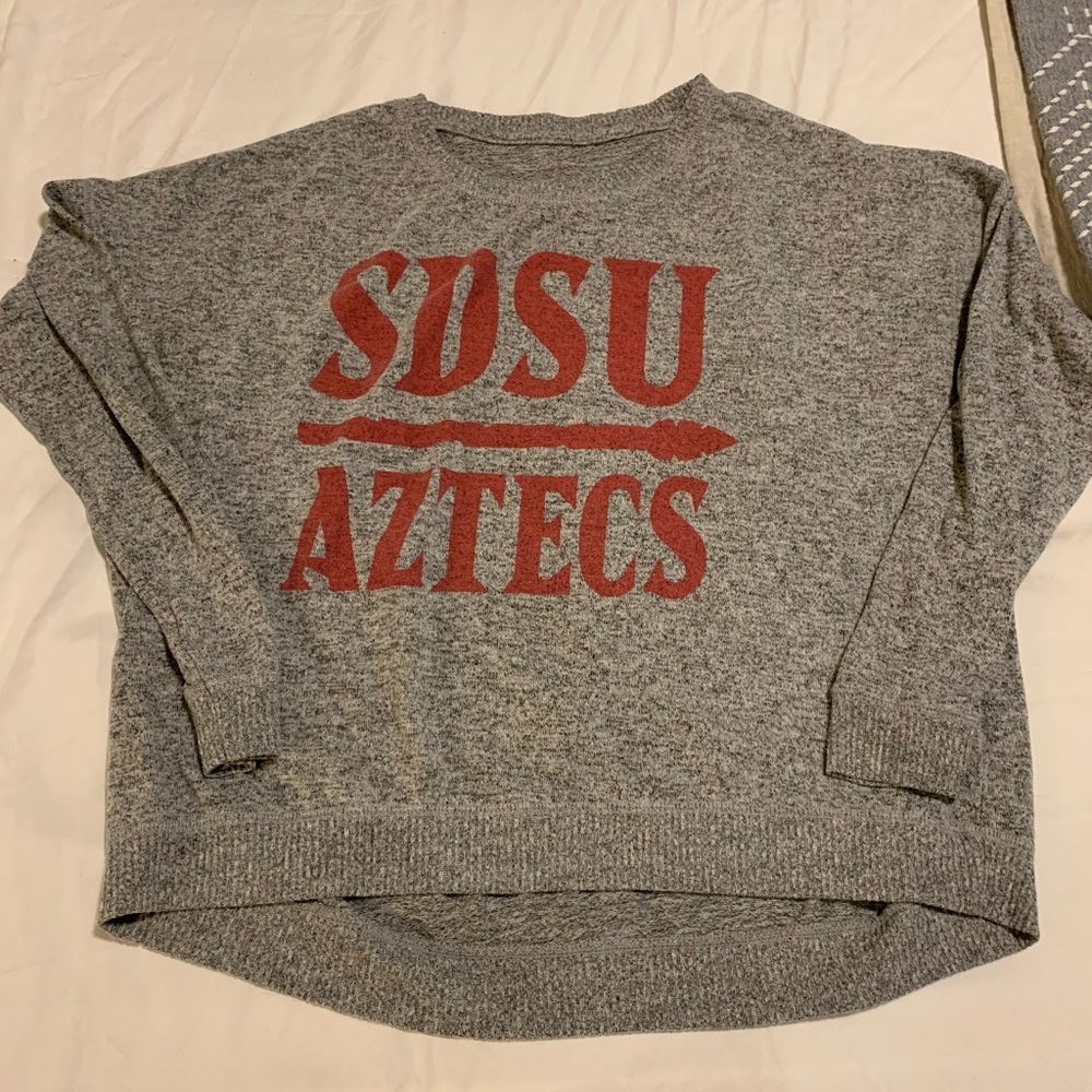 Gray San Diego State sweater